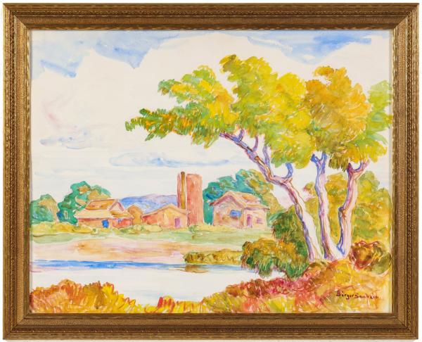 BIRGER SANDZEN (1871-1954) LARGE