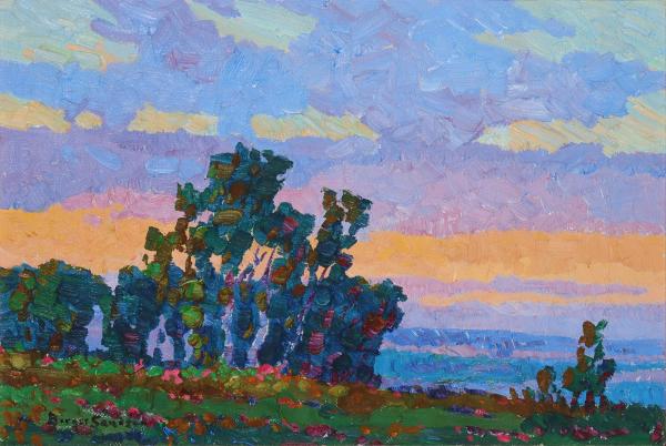 BIRGER SANDZEN (1871-1954) OIL ON