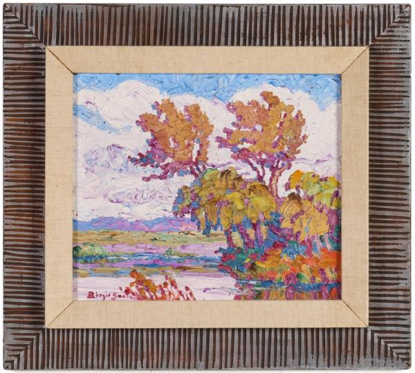BIRGER SANDZEN (1871-1954) OIL ON
