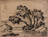 BIRGER SANDZEN (1871-1954) PEN