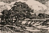 BIRGER SANDZEN (1871-1954) PEN