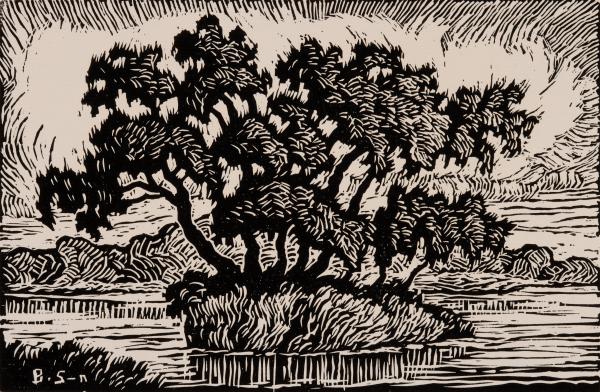 BIRGER SANDZEN (1871-1954) PENCIL