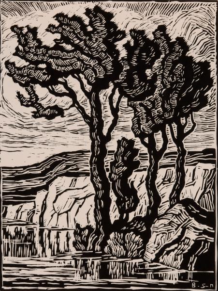 BIRGER SANDZEN (1871-1954) PENCIL