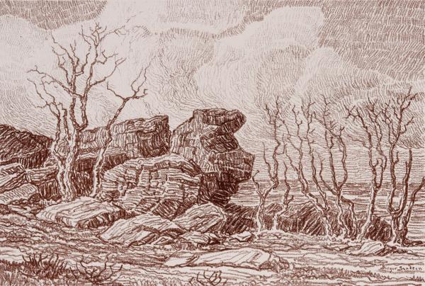 BIRGER SANDZEN (1871-1954) RARE