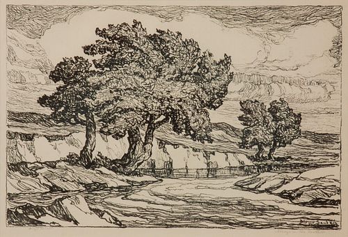 BIRGER SANDZEN 'ARROYO IN THE