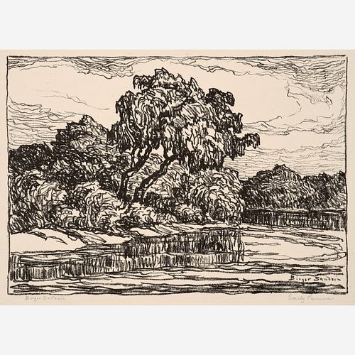 BIRGER SANDZEN "EARLY SUMMER"