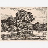BIRGER SANDZEN "EARLY SUMMER"