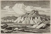 BIRGER SANDZEN 'IN THE DESERT,