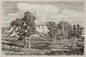 BIRGER SANDZEN 'IN THE MEADOW'