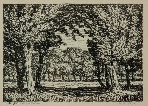 BIRGER SANDZEN 'IN THE PARK'