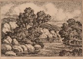 BIRGER SANDZEN 'KANSAS RIVER'