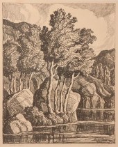 BIRGER SANDZEN 'MOUNTAIN ASPEN