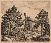 BIRGER SANDZEN 'OLD WINDMILL'