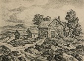 BIRGER SANDZEN 'ONCE A HOME' P