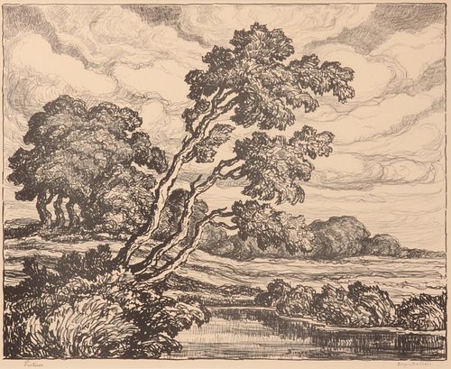 BIRGER SANDZEN 'PASTURES'
