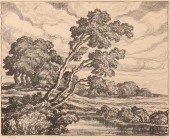 BIRGER SANDZEN 'PASTURES' PENC