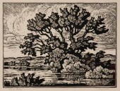 BIRGER SANDZEN 'PRAIRIE STREAM