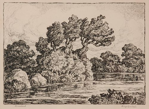 BIRGER SANDZEN 'RIVERBEND'