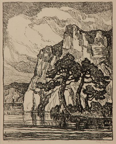 BIRGER SANDZEN 'ROCKY SHORE'