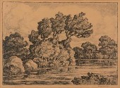 BIRGER SANDZEN SIGNED LITHOGRA