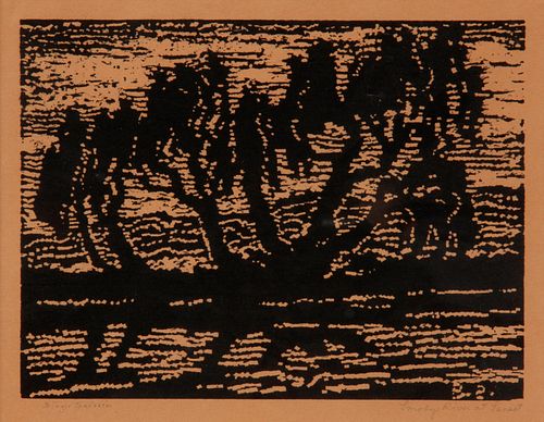 BIRGER SANDZEN 'SMOKY RIVER AT