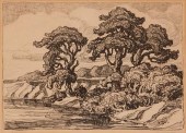 BIRGER SANDZEN 'SMOKY RIVER' P