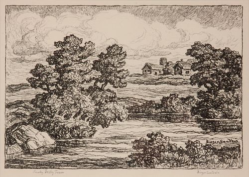 BIRGER SANDZEN 'SMOKY VALLEY