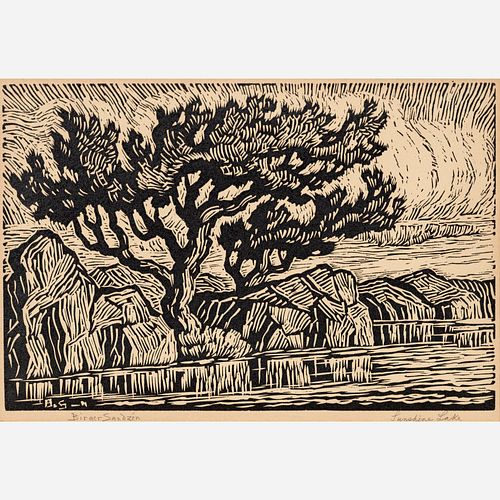 BIRGER SANDZEN "SUNSHINE LAKE"