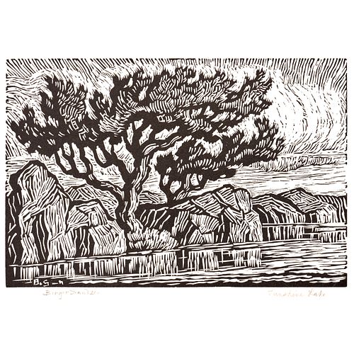 BIRGER SANDZEN "SUNSHINE LAKE"