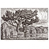BIRGER SANDZEN "SUNSHINE LAKE"