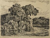 BIRGER SANDZEN "THE BEND OF TH