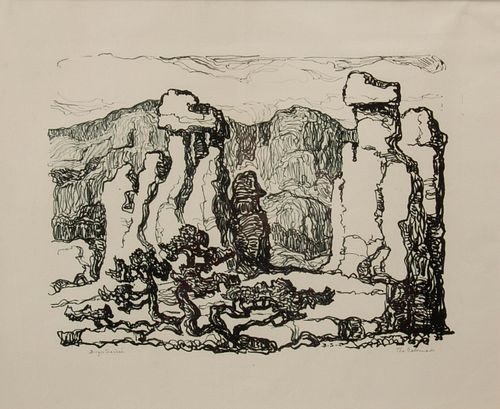 BIRGER SANDZEN 'THE COLONNADE'