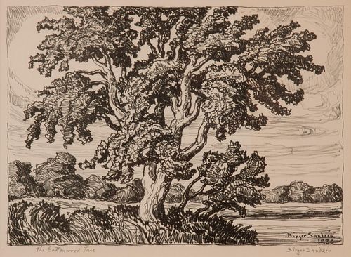 BIRGER SANDZEN 'THE COTTONWOOD