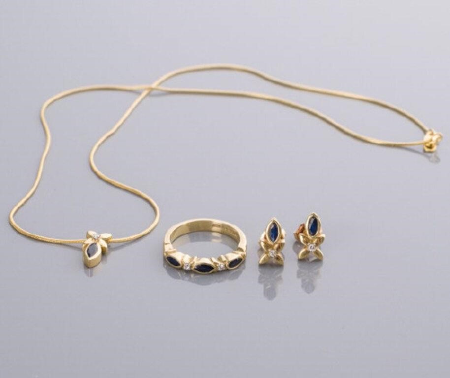 BIRKS 18K GOLD, DIAMOND &
