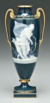 Birks Pate-sur-pate urn, one s