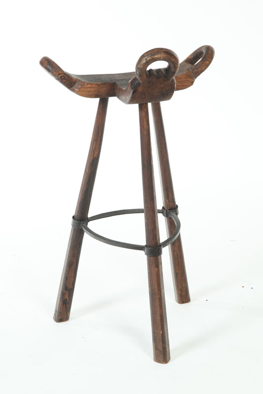 BIRTHING STOOL.  European  19th