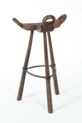 BIRTHING STOOL.  European  19t