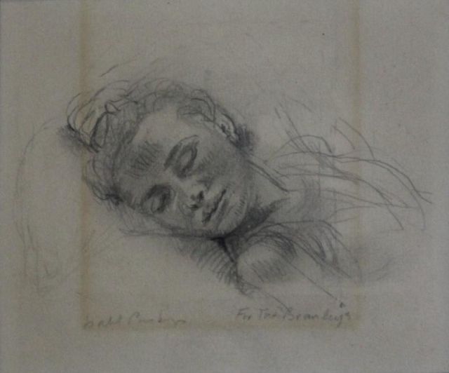 BISHOP Isabel. Pencil on Paper of
