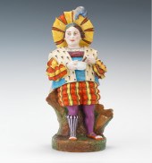 Bisque Figural Tobacco Humidor