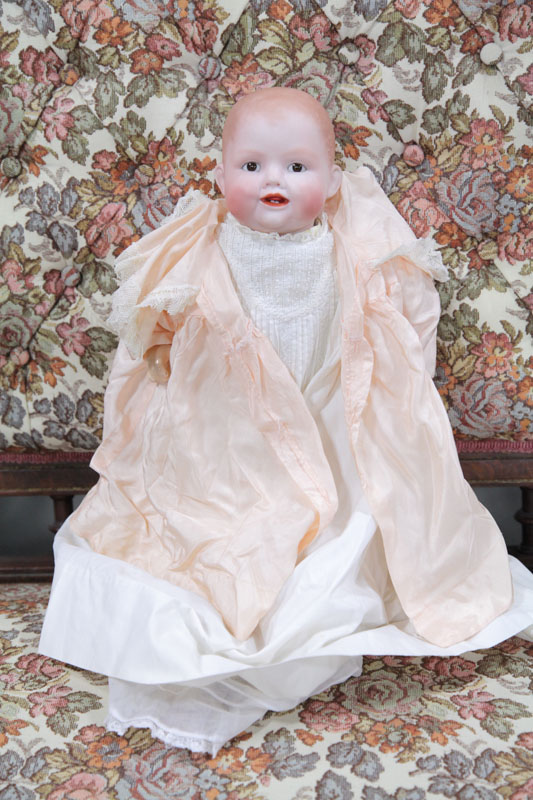 BISQUE HEAD DOLL BY GEORGENE