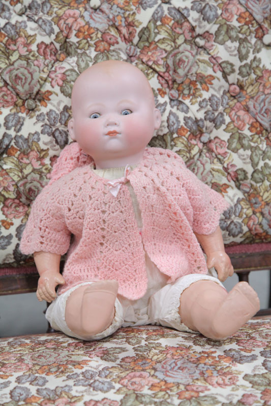 BISQUE HEAD KIDDIEJOY DOLL. Germany
