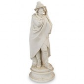 BISQUE PORCELAIN CONQUISTADOR