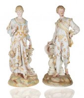BISQUE RUDOLSTADT 'COUPLE'each