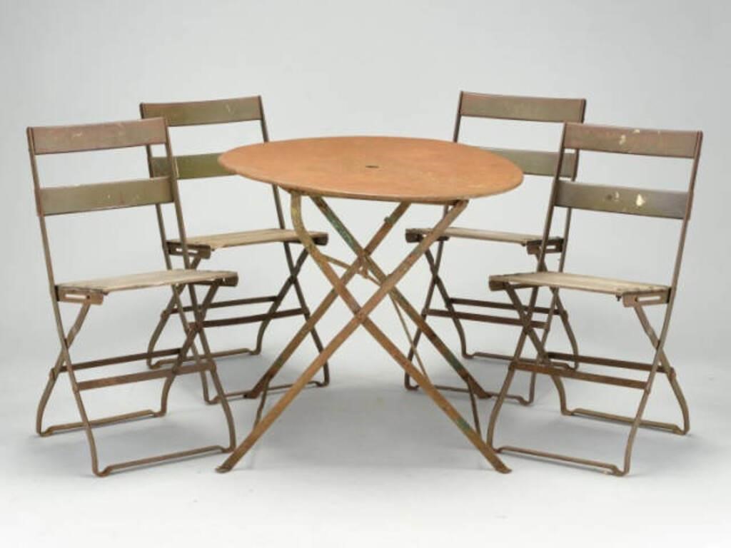 BISTRO TABLE & CHAIRSA folding