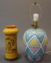 BITOSSI GLAZED CERAMIC VASE (H