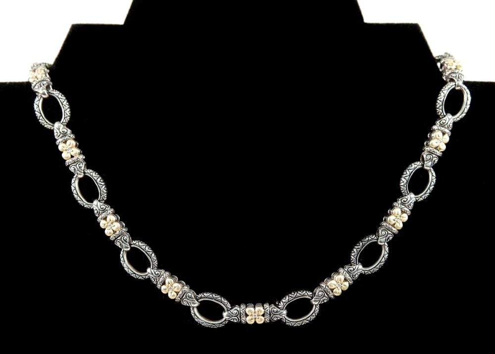 BIXBY 18K/925 DIAMOND FLOWER