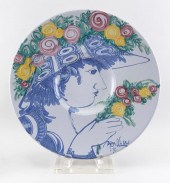 BJORN WIINBLAD CERAMIC PLAQUE