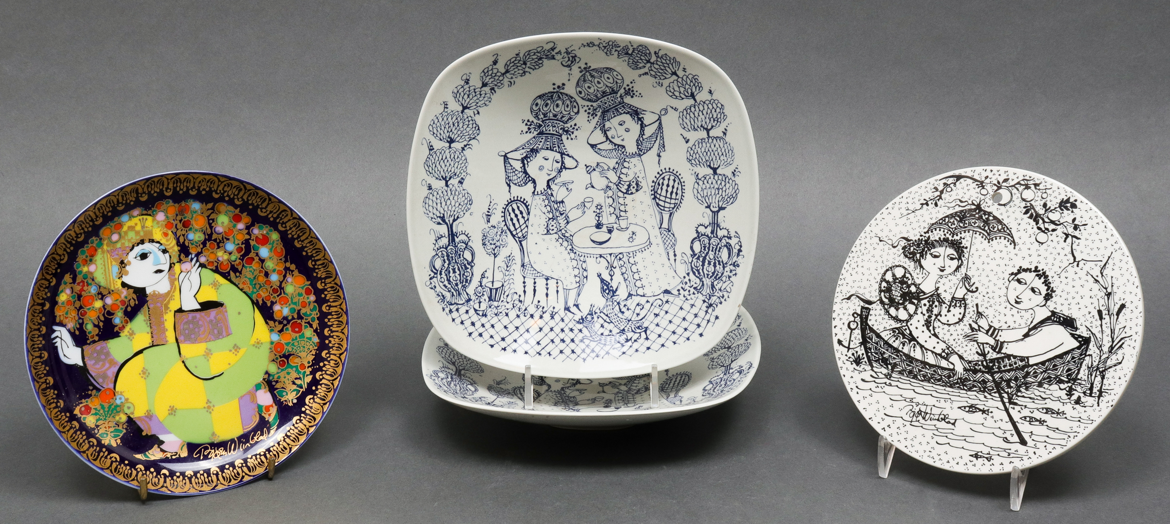 BJORN WIINBLAD DANISH MODERN PLATES