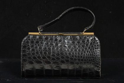 Black alligator purse    1960s   