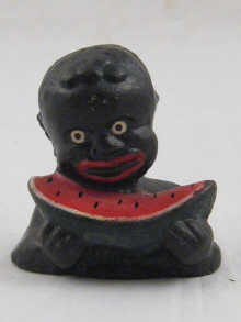 Black Americana. A cast iron figure
